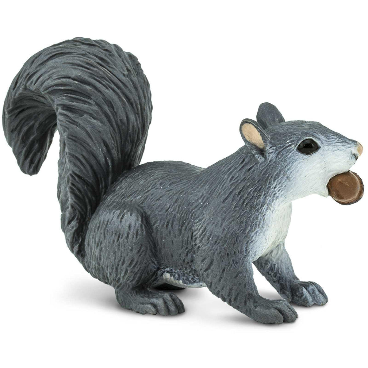 Safari Ltd. Gray Squirrel Figurine — 3-Inch Lifelike Wildlife Figure for Kids