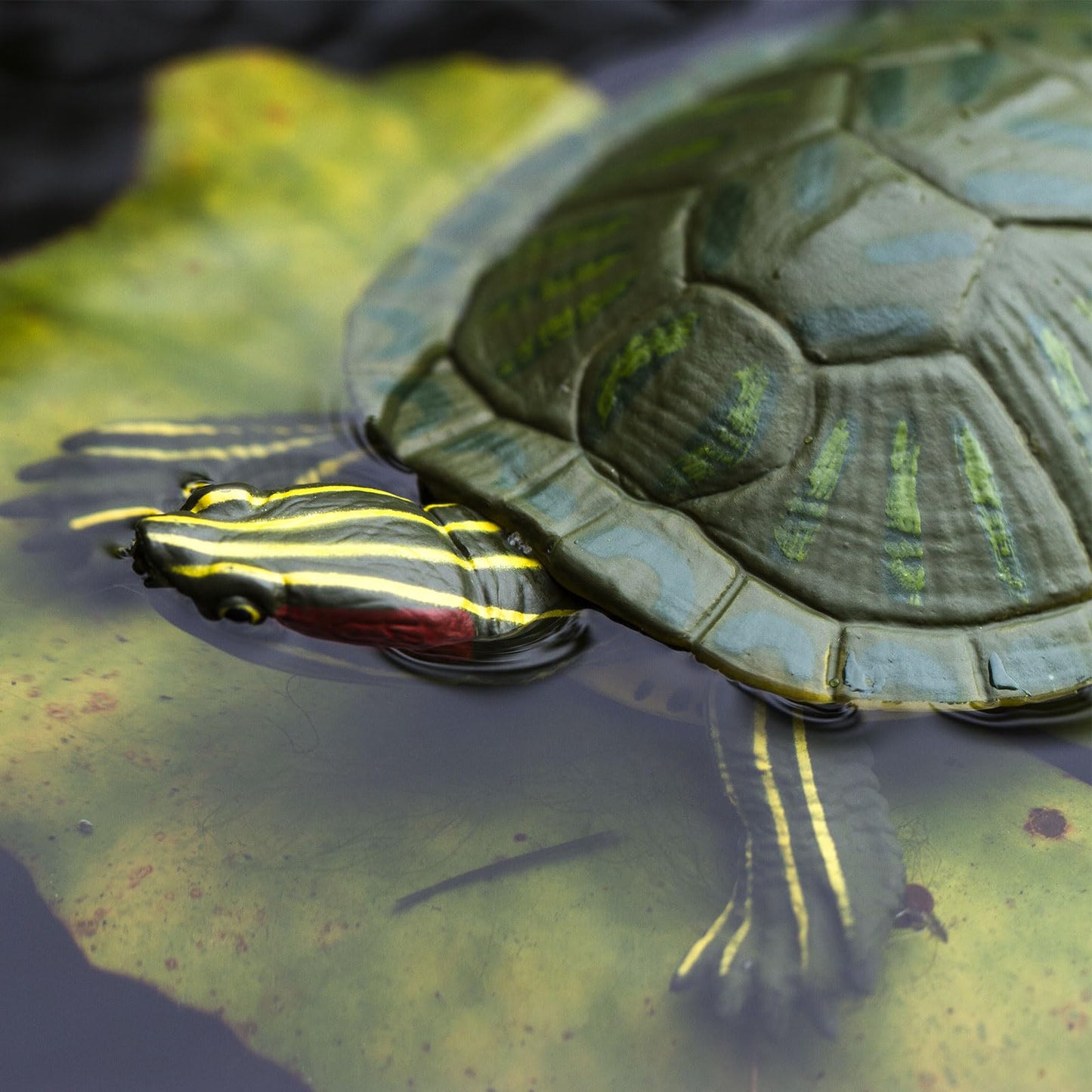 Safari Ltd. Red-Eared Slider Turtle Figurine – Realistic 5.25-Inch Model for Kids