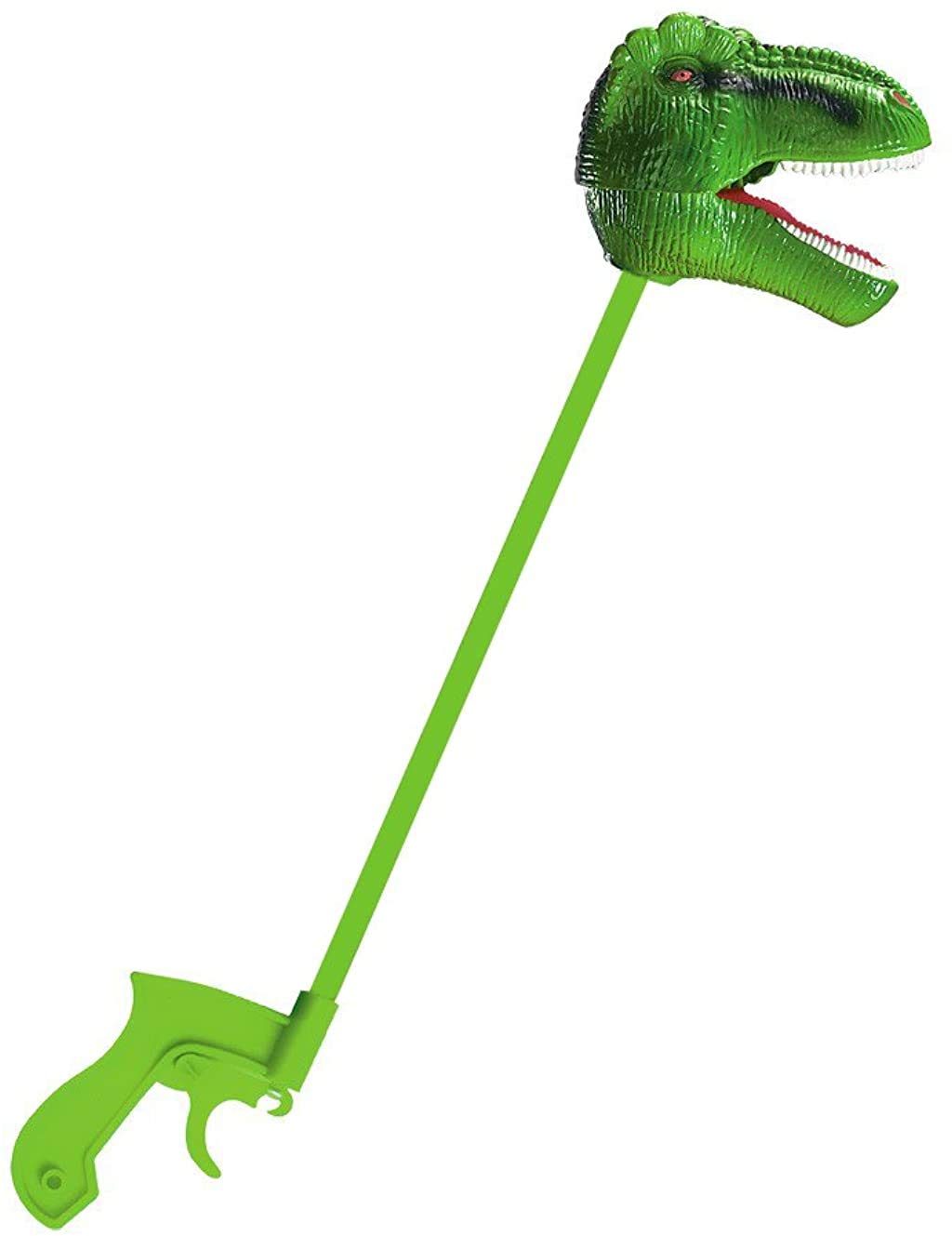 Safari Ltd. Safariology Dark and Light Green T-Rex Snapper Toy, 18-inch