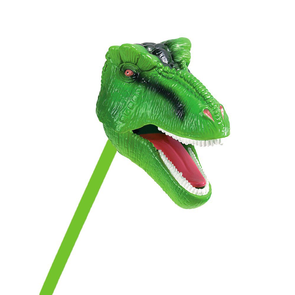 Safari Ltd. Safariology Dark and Light Green T-Rex Snapper Toy, 18-inch