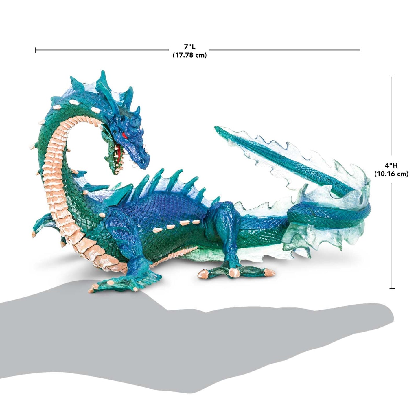 Safari Ltd. Sea Dragon Figurine – 7-Inch Detailed Ocean Dragon Model for Kids 3+