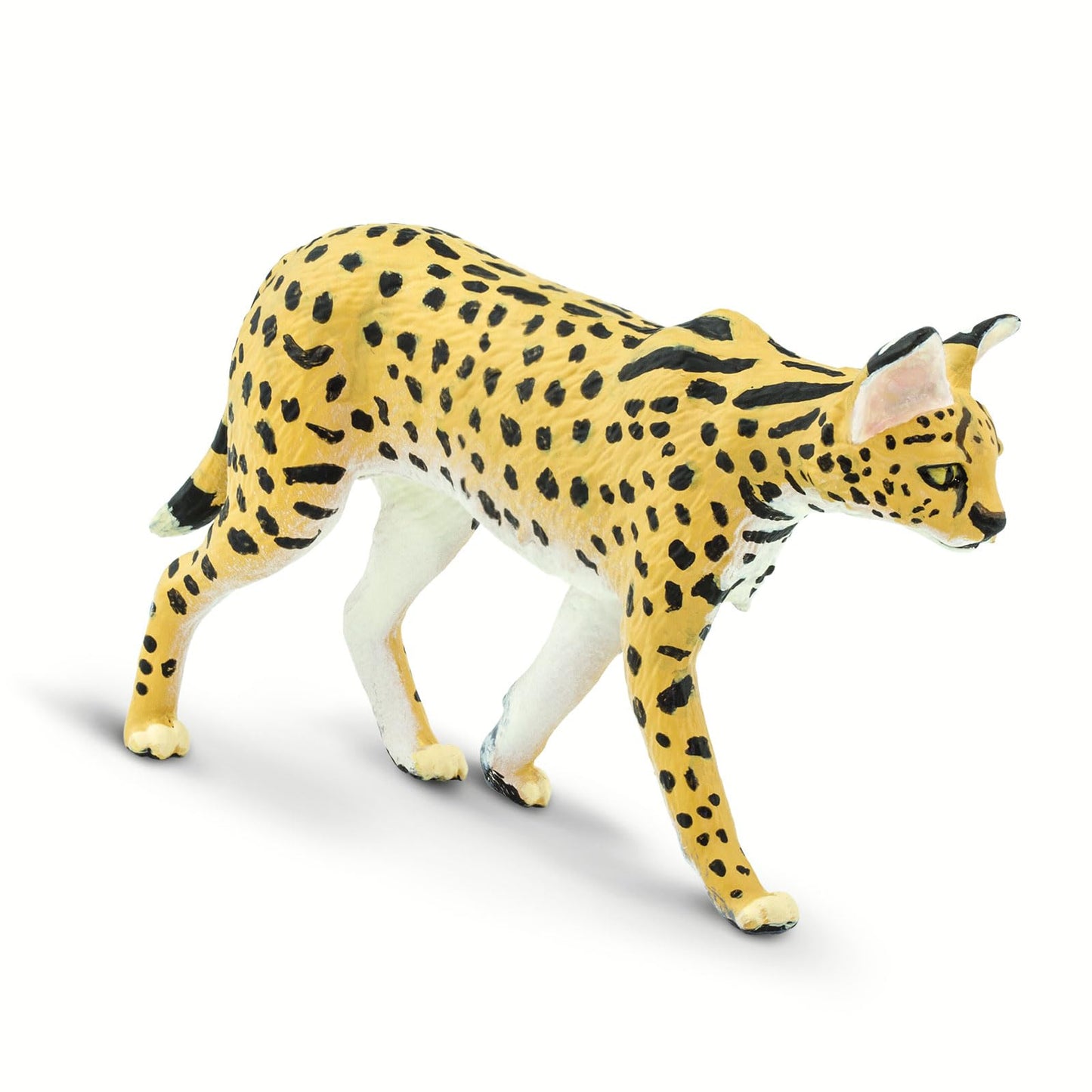 Safari Ltd. Serval Figurine - Realistic 3.75-Inch Wild Cat Figure for Kids