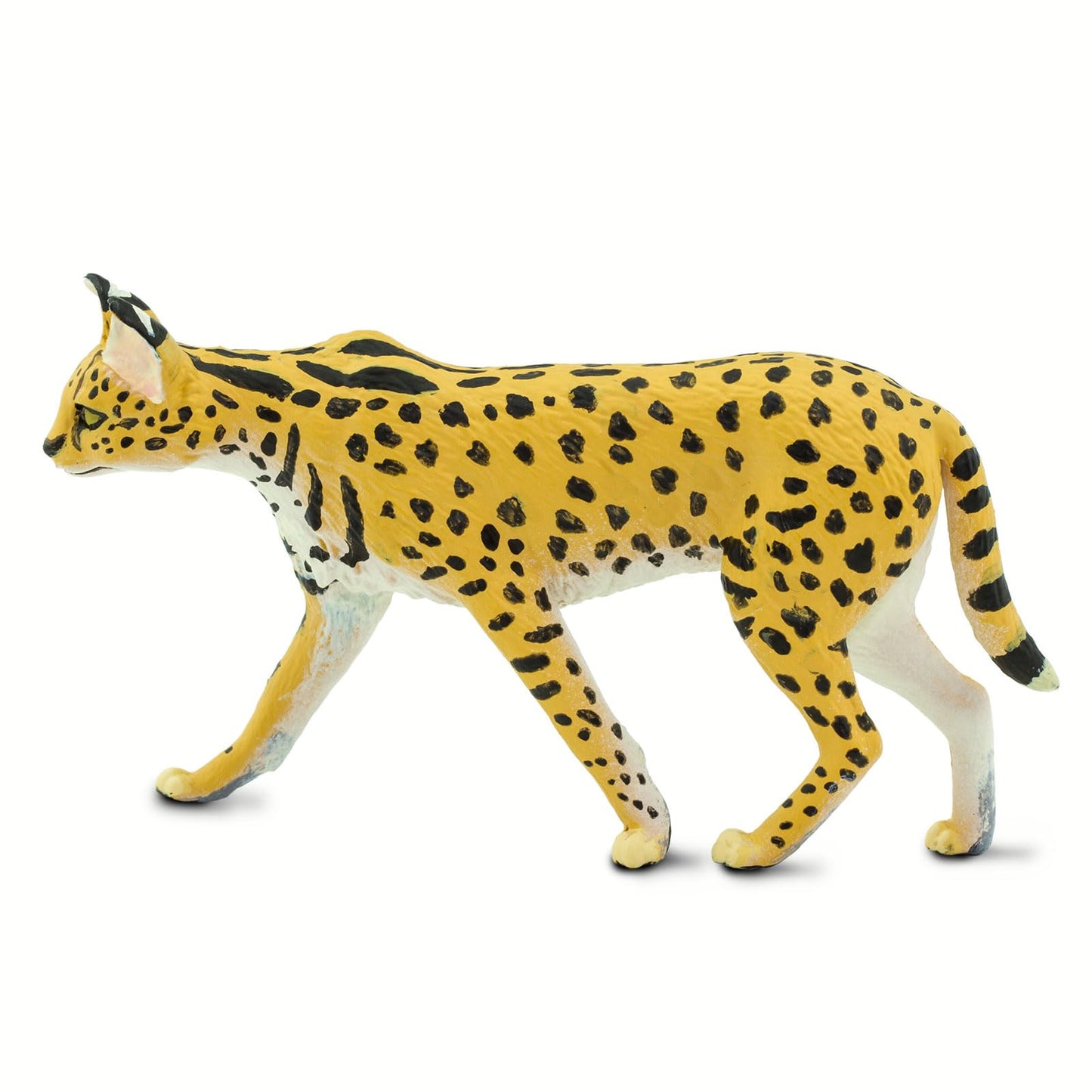 Safari Ltd. Serval Figurine - Realistic 3.75-Inch Wild Cat Figure for Kids