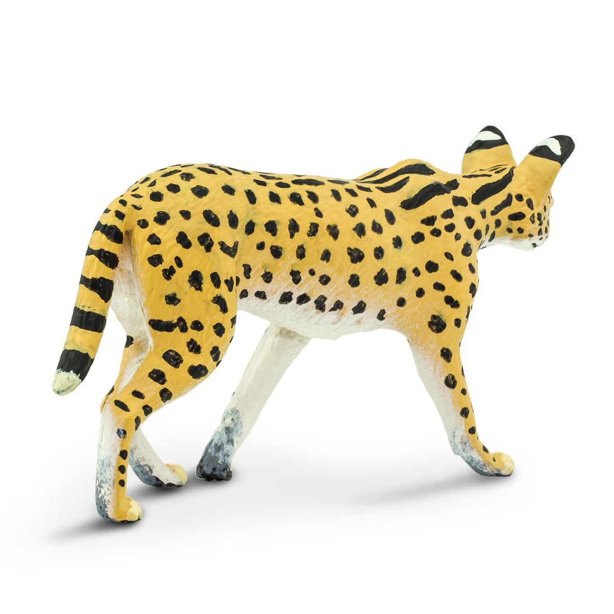 Safari Ltd. Serval Figurine - Realistic 3.75-Inch Wild Cat Figure for Kids