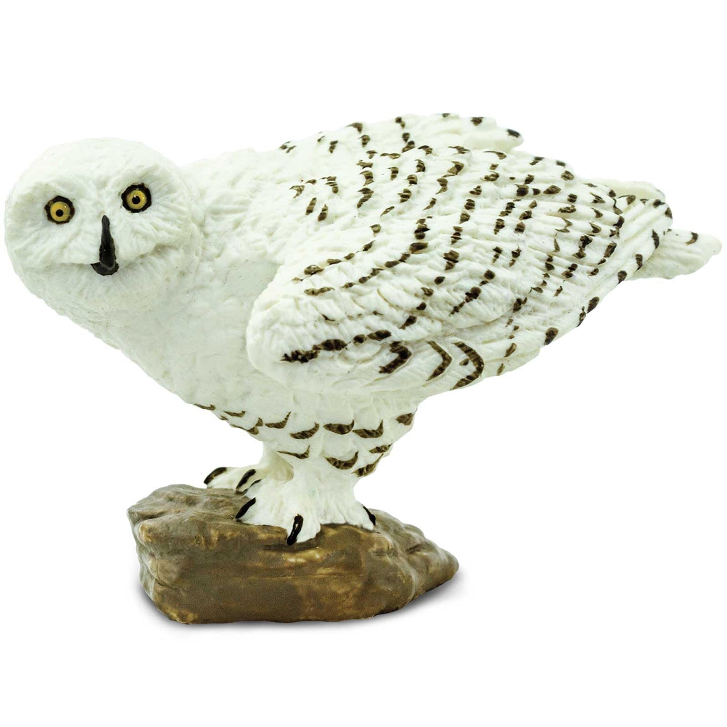 Safari Ltd Snowy Owl Figurine - 2.5-Inch Lifelike Bird Figure for Kids 3+