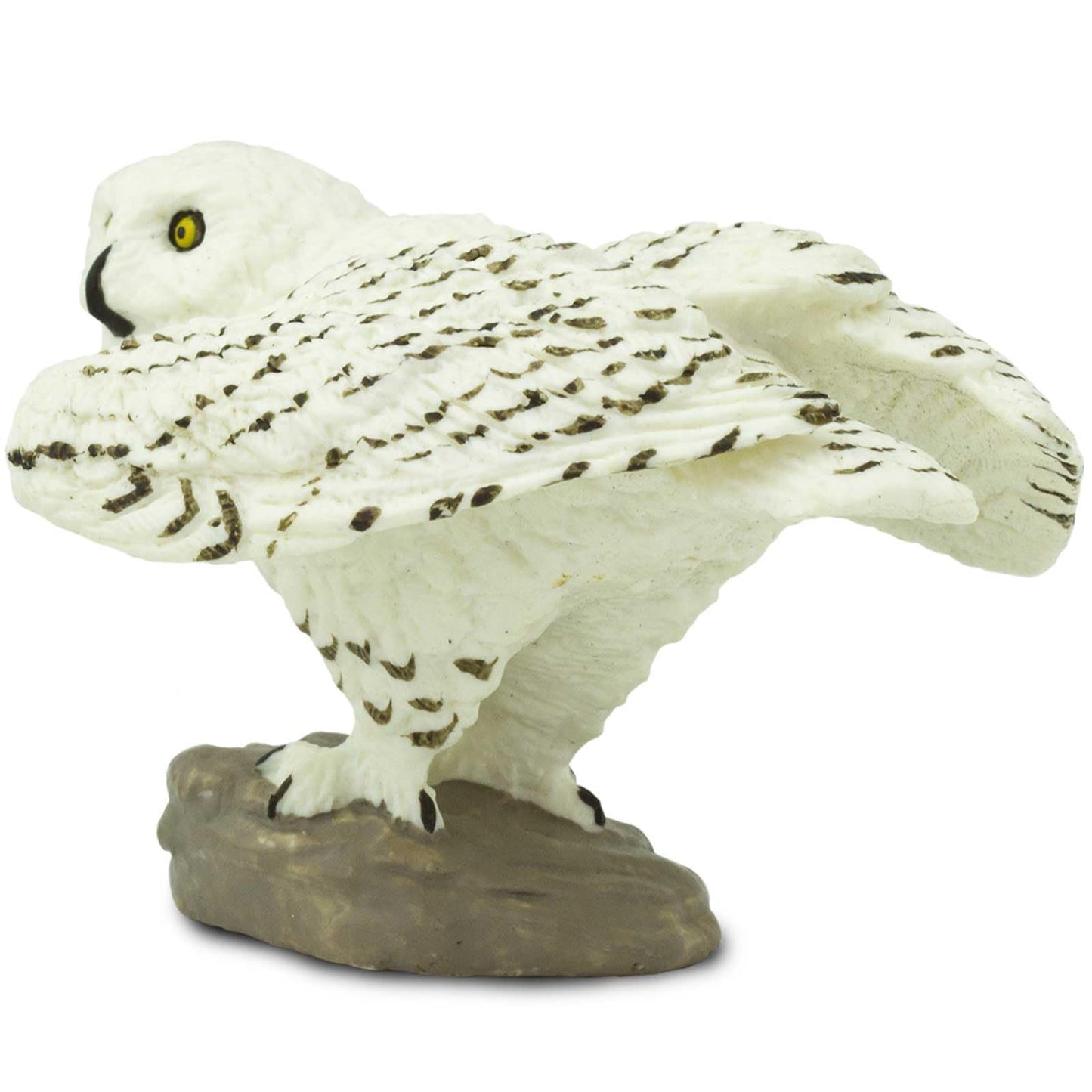 Safari Ltd Snowy Owl Figurine - 2.5-Inch Lifelike Bird Figure for Kids 3+