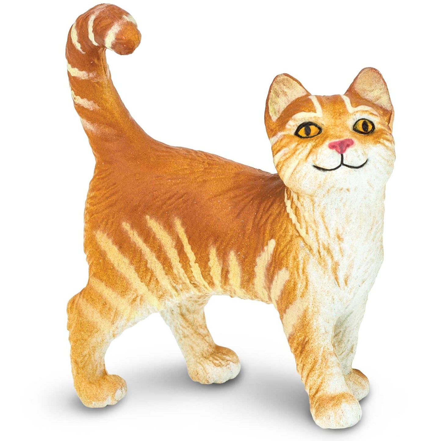 Safari Ltd Tabby Cat Figurine - 2-Inch PVC Toy for Kids