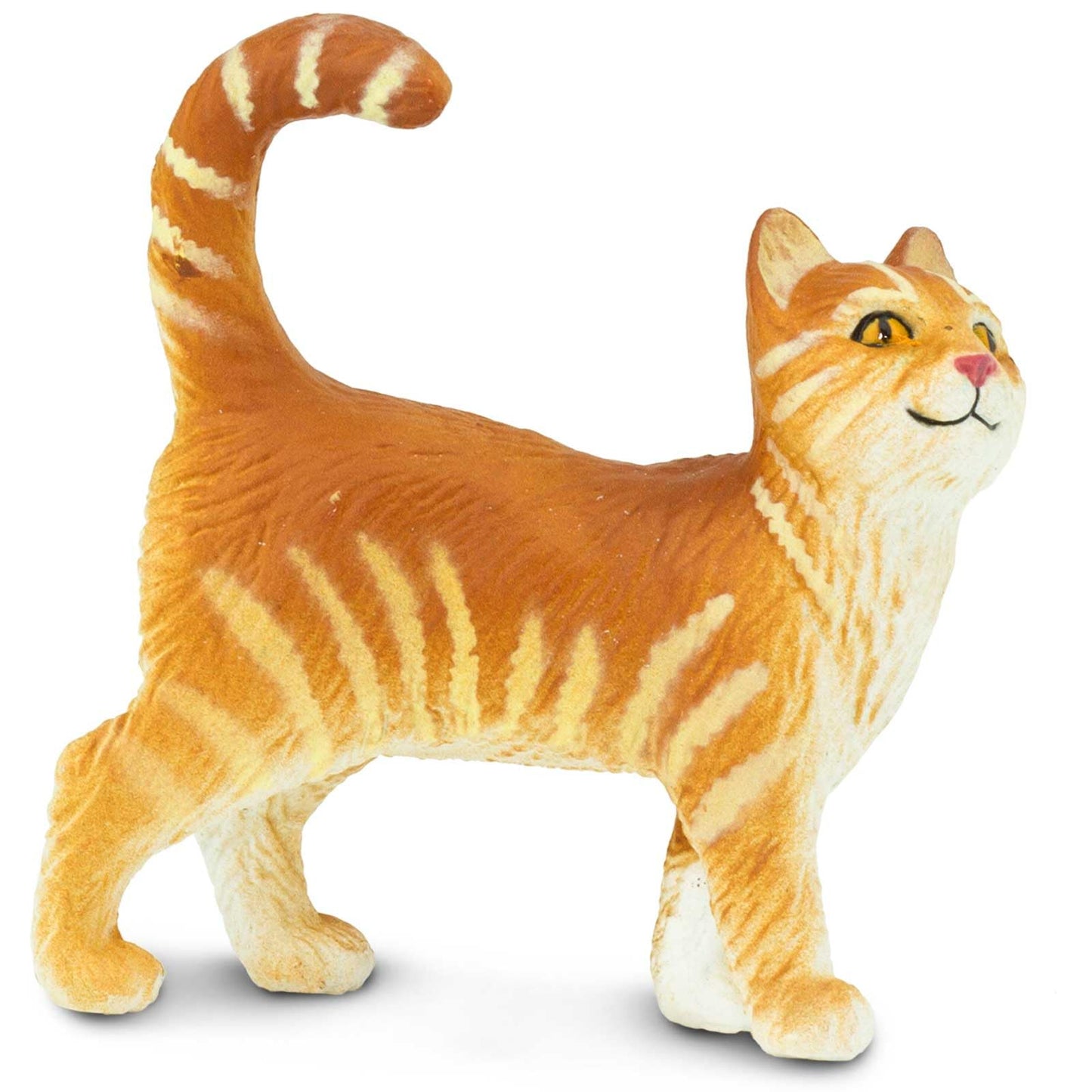 Safari Ltd Tabby Cat Figurine - 2-Inch PVC Toy for Kids
