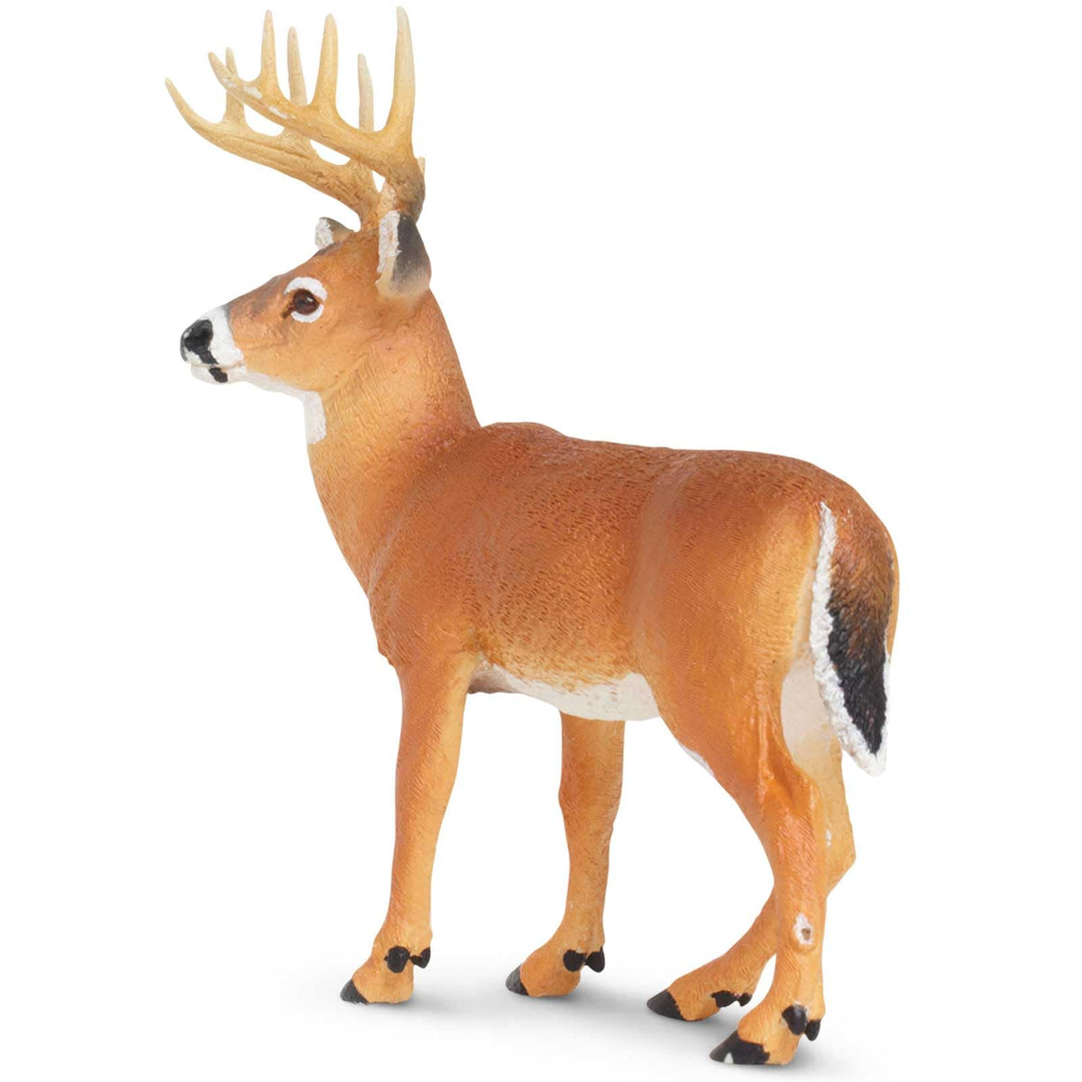Safari Ltd. Whitetail Buck Figurine – Realistic 4.95-inch Model for Kids 1+