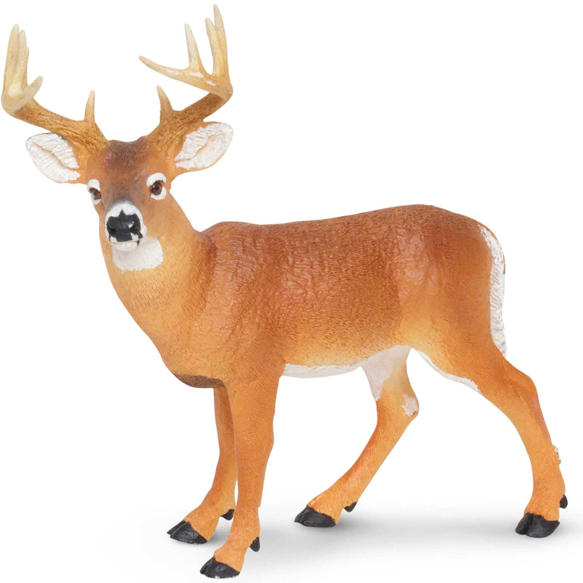 Safari Ltd. Whitetail Buck Figurine – Realistic 4.95-inch Model for Kids 1+