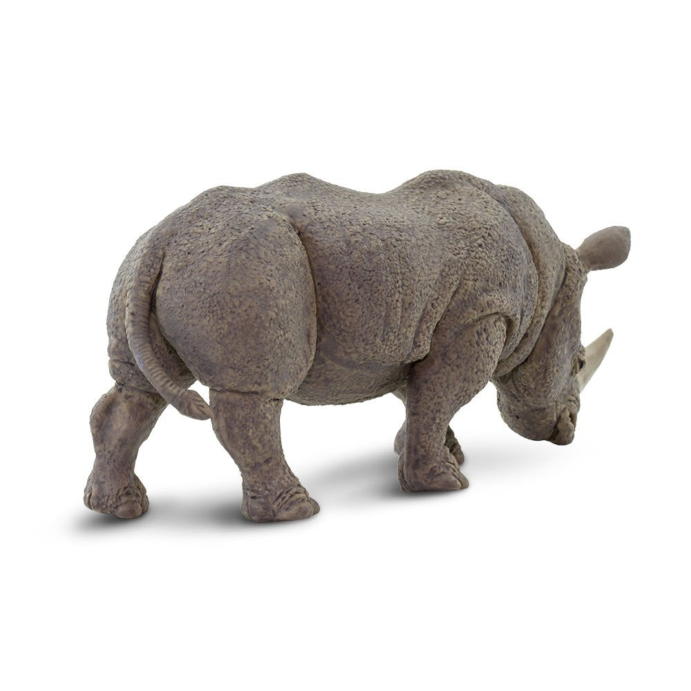 Safari Ltd. White Rhino Toy Figurine – Realistic Hand-Painted 5.75" Model for Kids Ages 3+