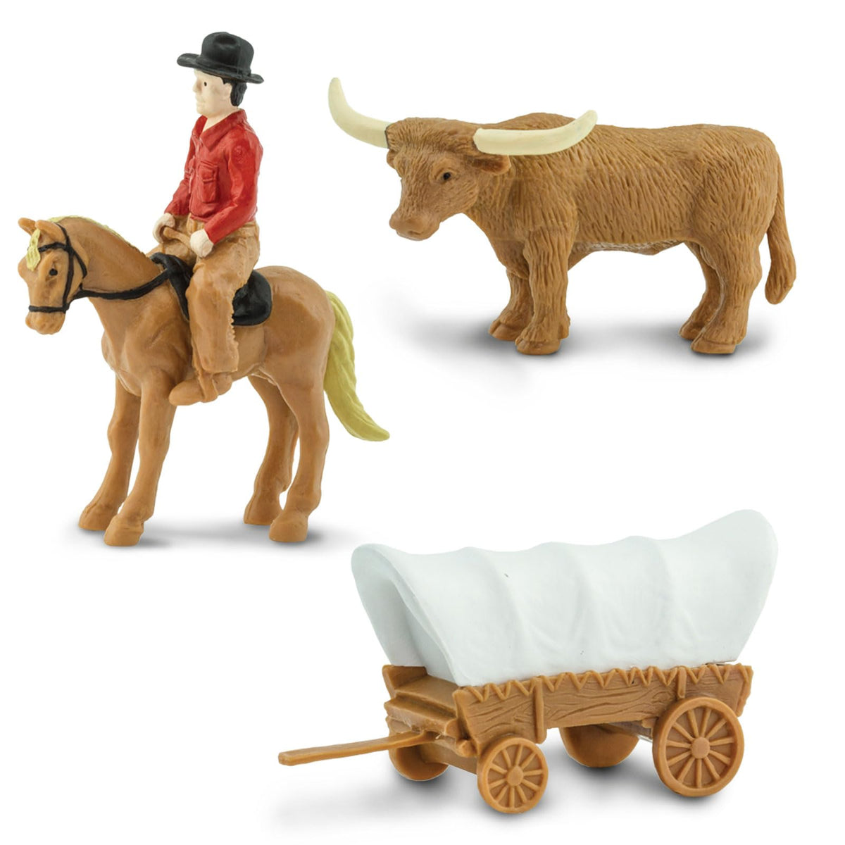 Safari Ltd. Wild West TOOB - 12 Hand-Painted Figurines for Imaginative Play