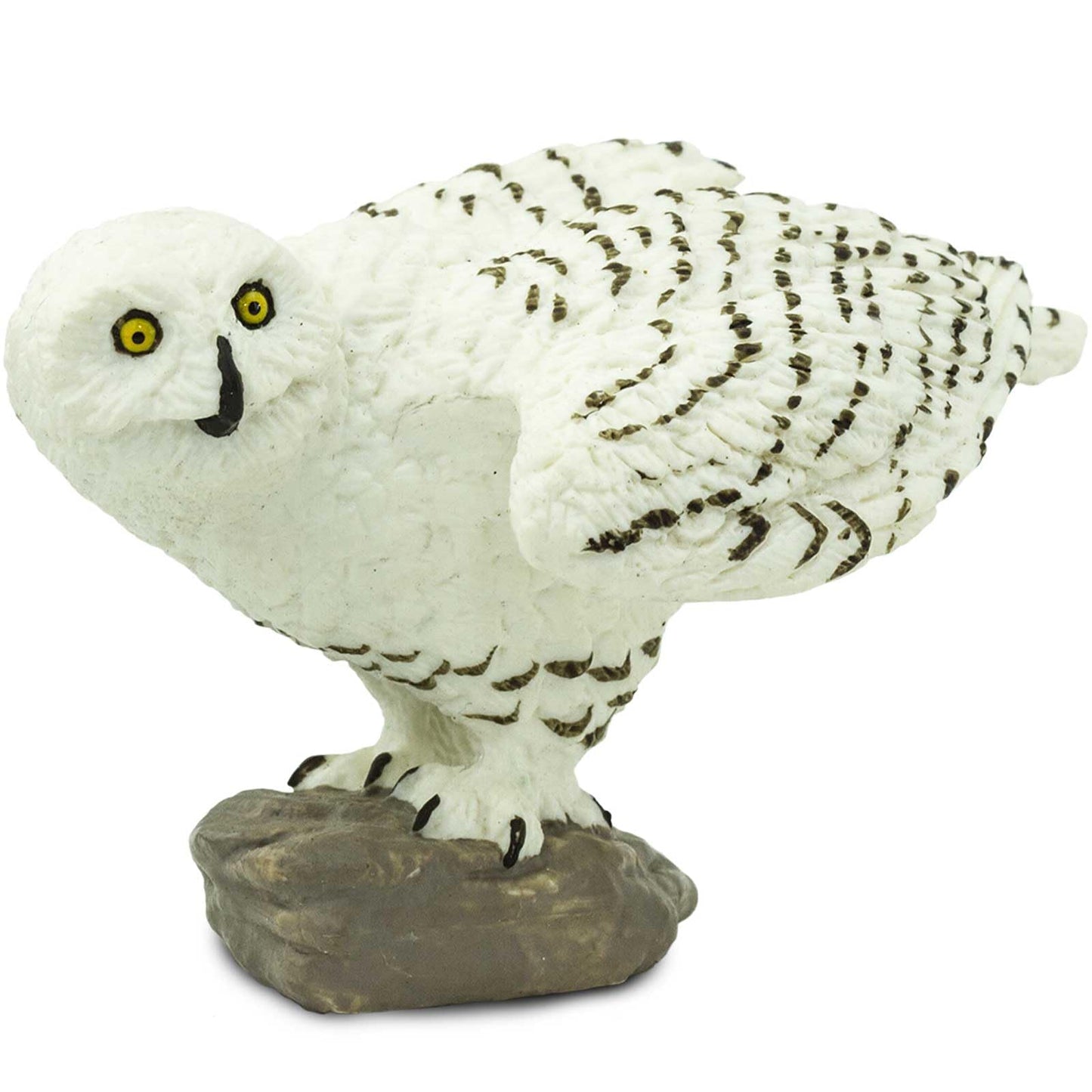 Safari Ltd Snowy Owl Figurine - 2.5-Inch Lifelike Bird Figure for Kids 3+