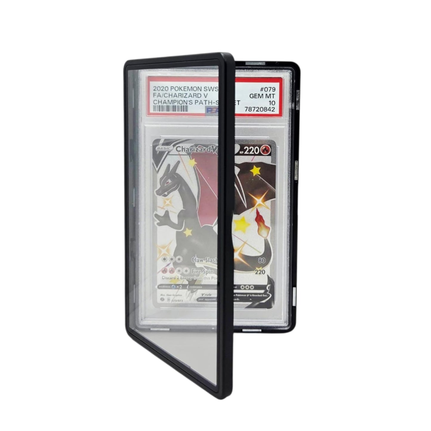 Safeguard TCG Metal PSA Slab Bumper Case – UV-Resistant & Stackable (Black)
