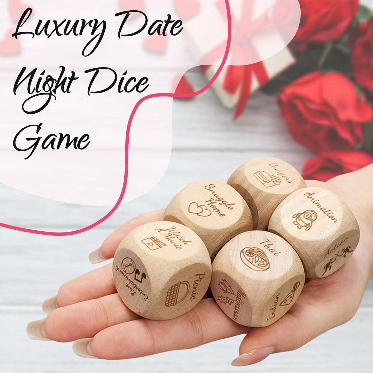 Safoezy Valentines Date Night Dice – Couples Gift for Him & Her