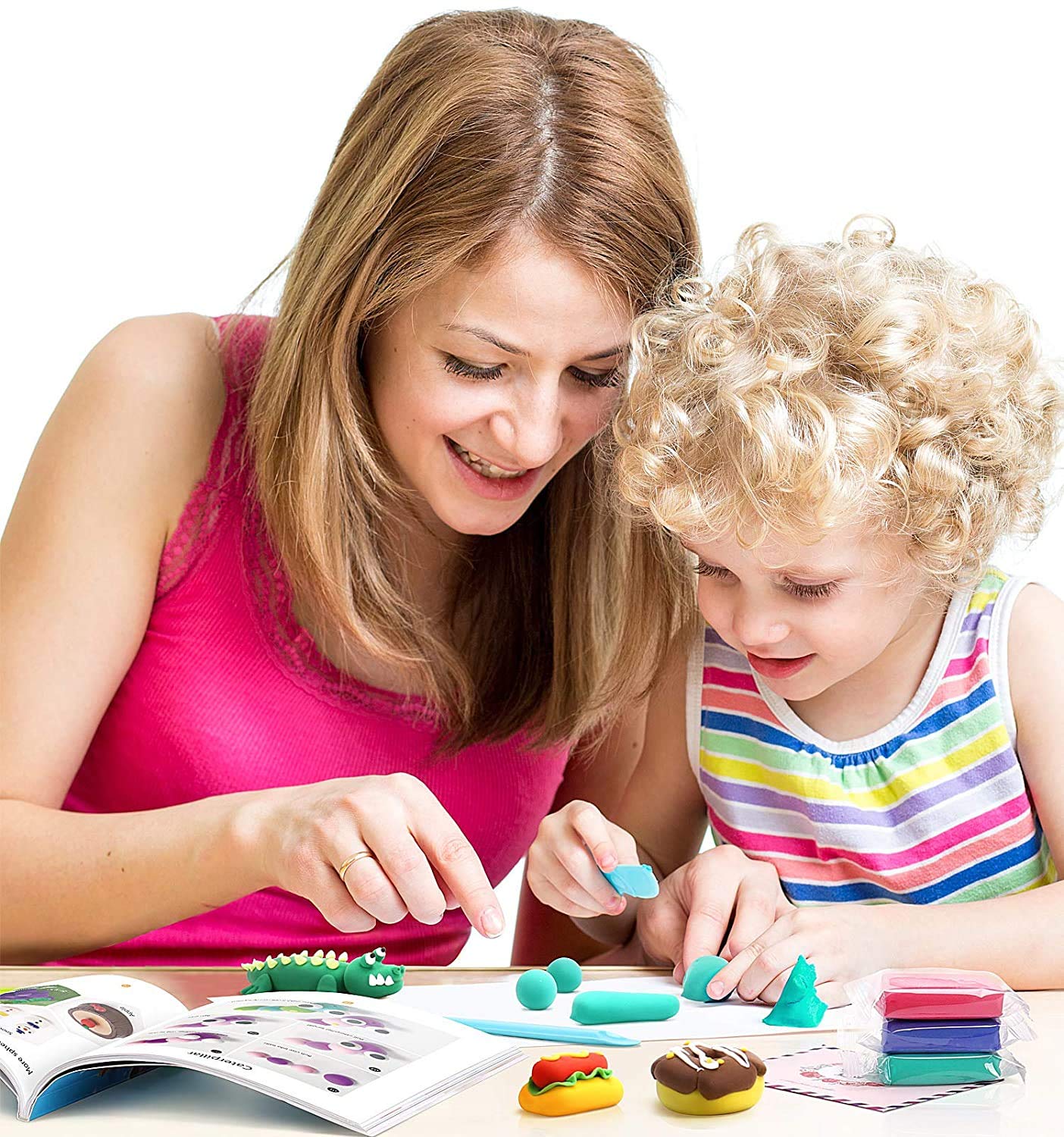 Sago Brothers 36 Colors Air Dry Clay – Soft Modeling Kit with Tools & Tutorial (Ages 3-12)