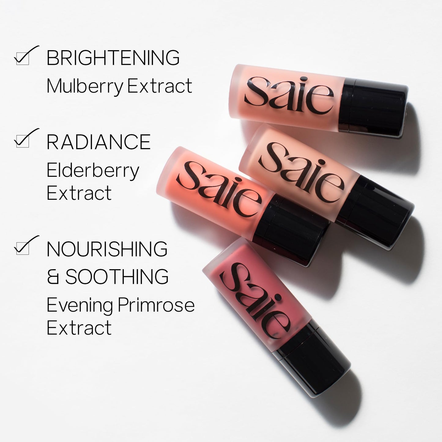 Saie Dew Liquid Blush for Cheeks – Hydrating Buildable Cream Tint (0.40 oz) | Vegan & Cruelty-Free