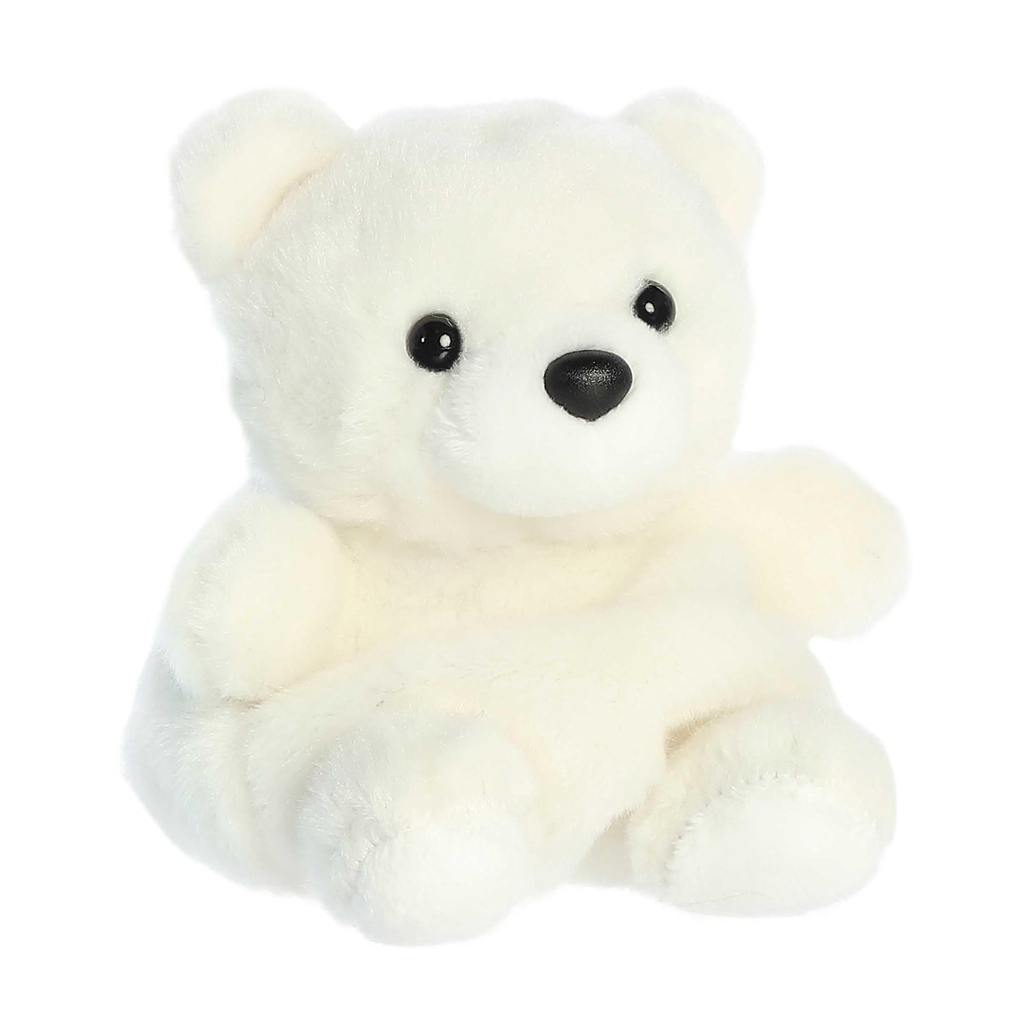 Sainyer Aurora Palm Pals Puck Polar Bear Plush — Pocket-Sized 5-Inch On-The-Go Toy