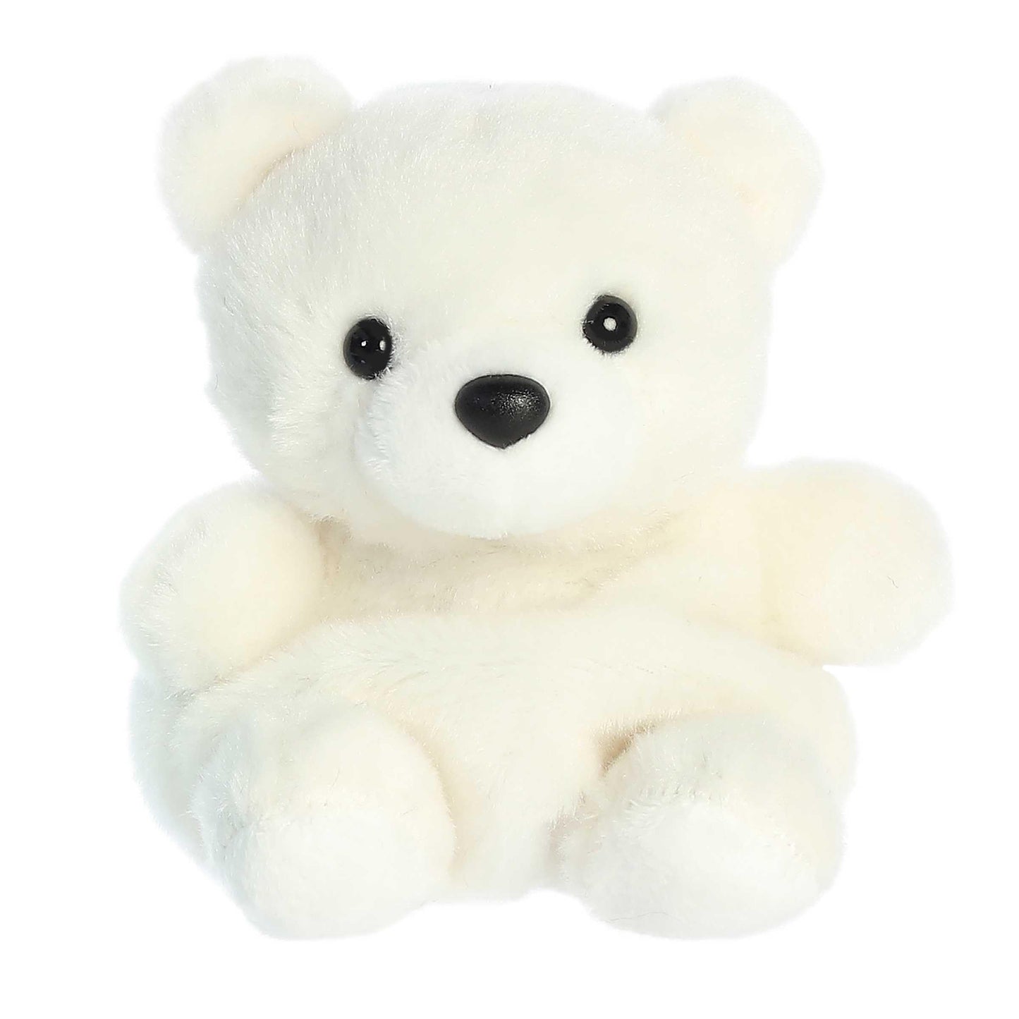 Sainyer Aurora Palm Pals Puck Polar Bear Plush — Pocket-Sized 5-Inch On-The-Go Toy