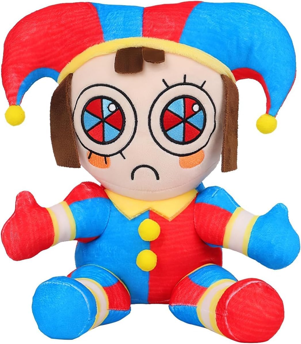 SAJISP Pomni Plush – 10.3-inch Amazing Digital Circus Plush Toy for Kids & Adults