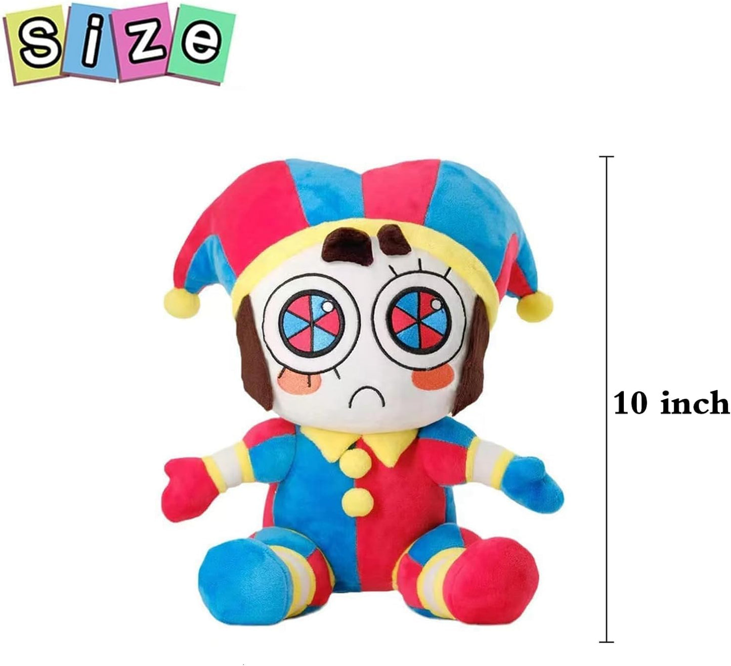 SAJISP Pomni Plush – 10.3-inch Amazing Digital Circus Plush Toy for Kids & Adults