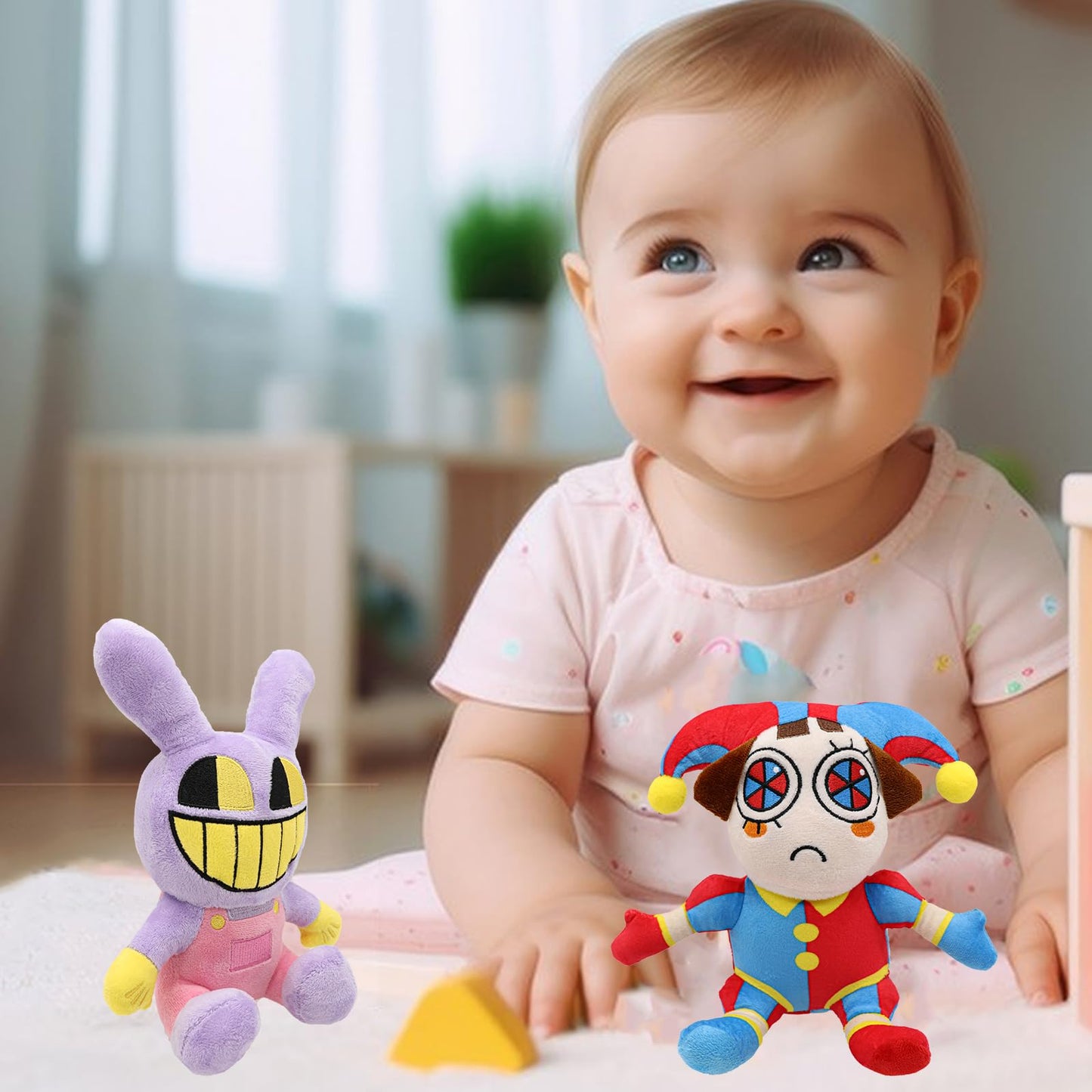SAJISP The Amazing Digital Circus Pomni Plush – 4-Piece Soft Plush Set
