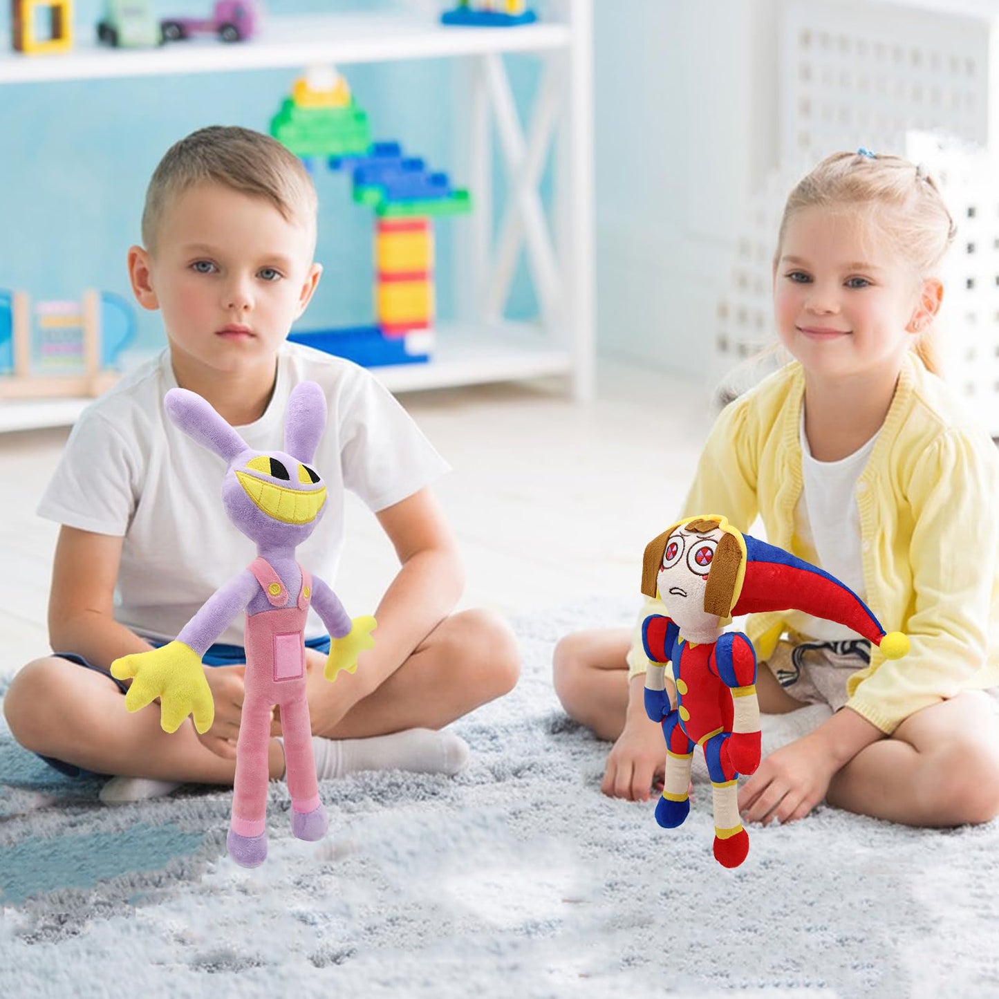 SAJISP The Amazing Digital Circus Pomni Plush – 4-Piece Soft Plush Set