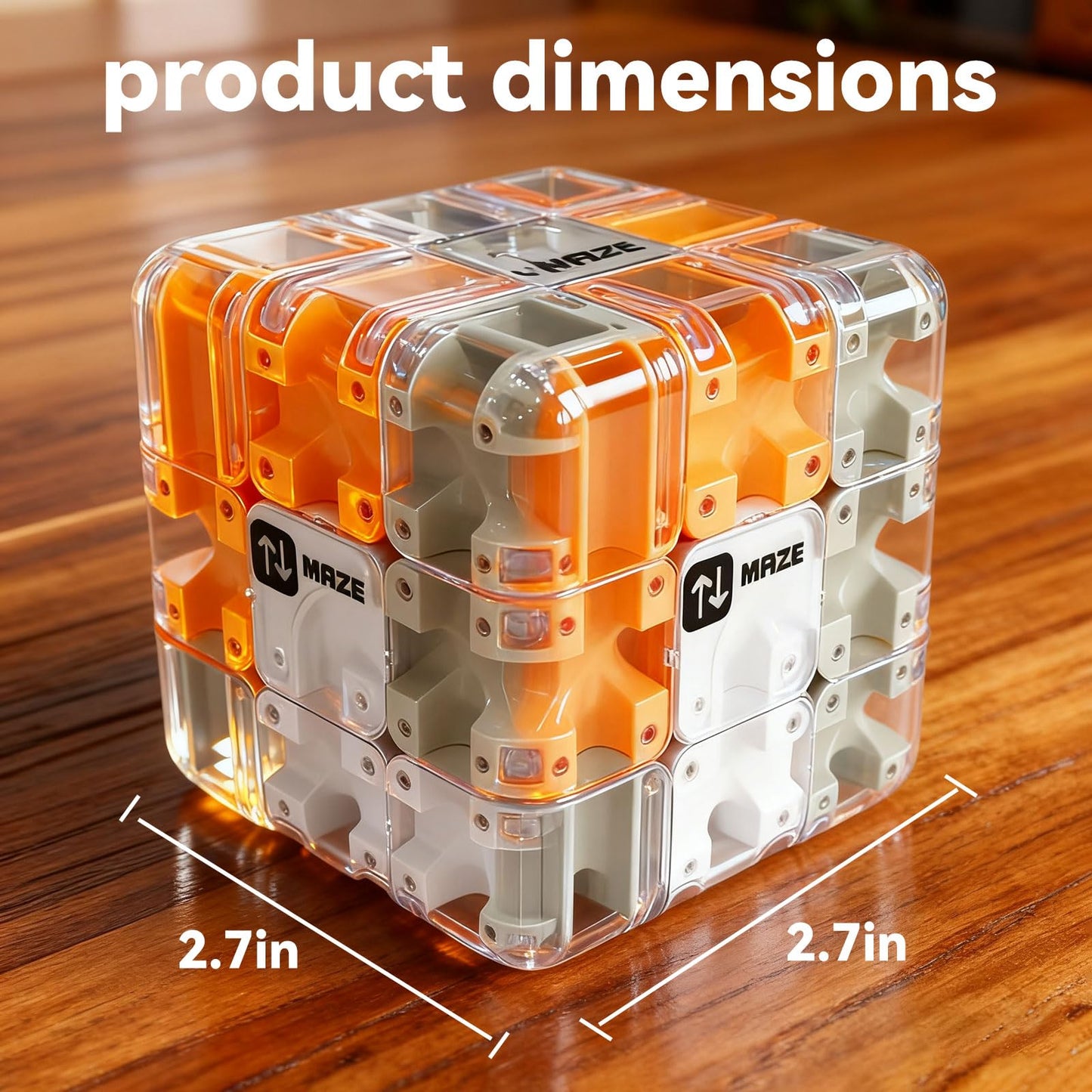 Sakiway Labyrinth 3D Puzzle Maze Cube – Brain Training & Family Fun