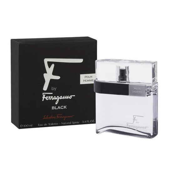 Salvatore Ferragamo F by Ferragamo Black Eau de Toilette 100ml Spray Men's Fragrance