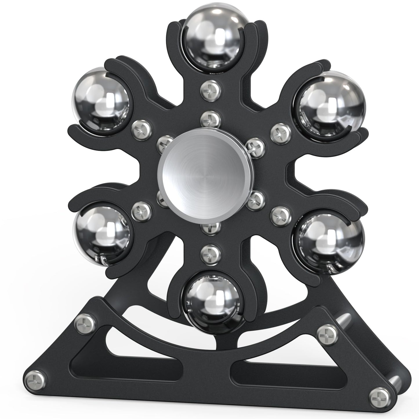 Samisoler Desk Ferris Wheels Spinner — 4-Min Kinetic Metal Fidget Toy for Focus & Portable Fun