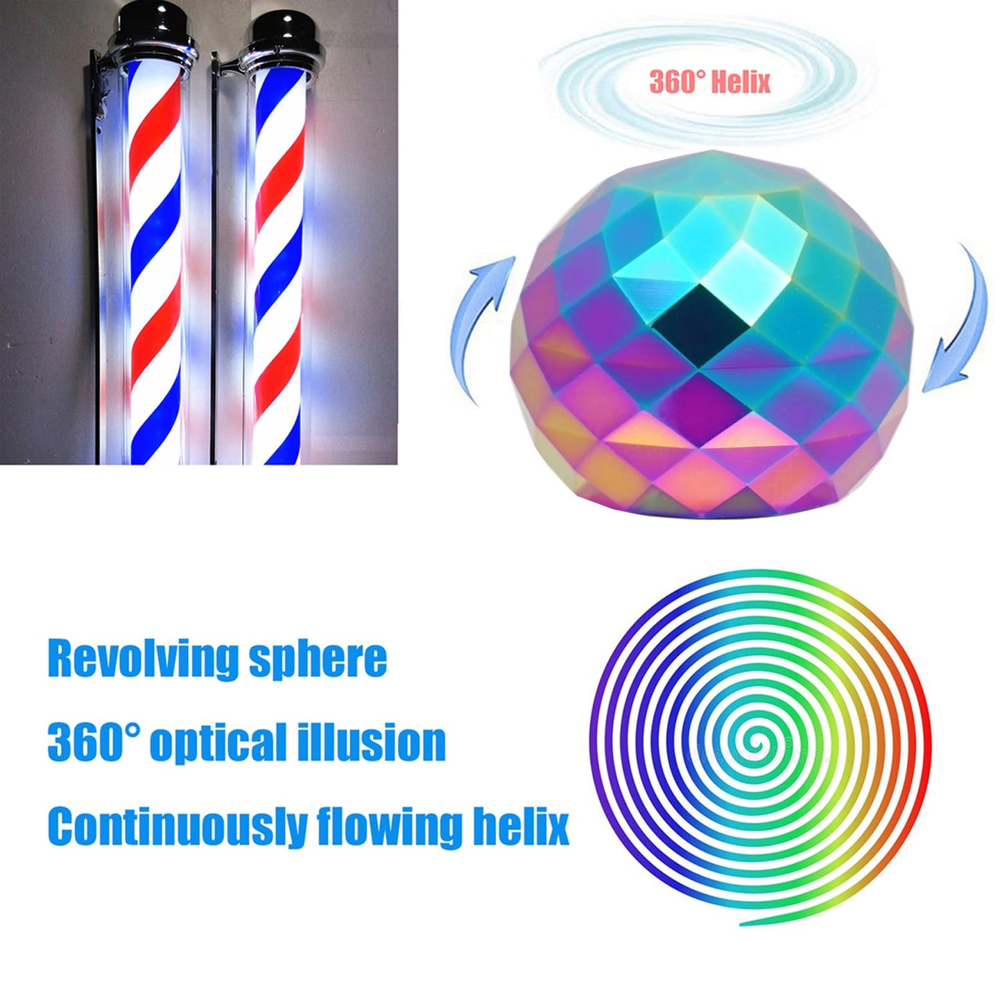 Samisoler Desk Fidget Kinetic Toy — Optical Illusion Spin for Focus, Relaxation, and Office Fun