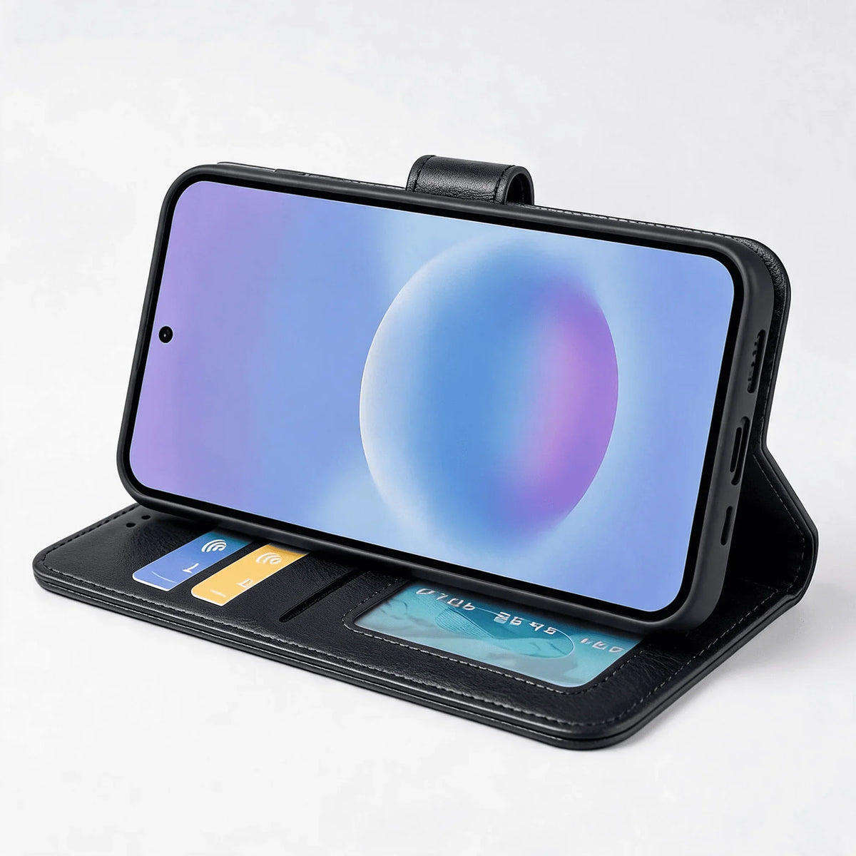 Samsung Galaxy A15 Book Flip Case Leather Wallet