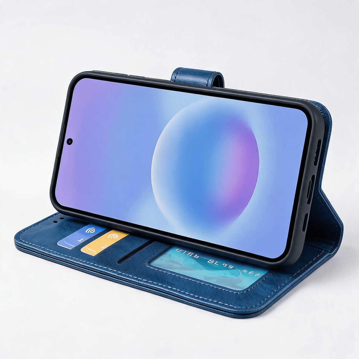 Samsung Galaxy A15 Book Flip Case Leather Wallet