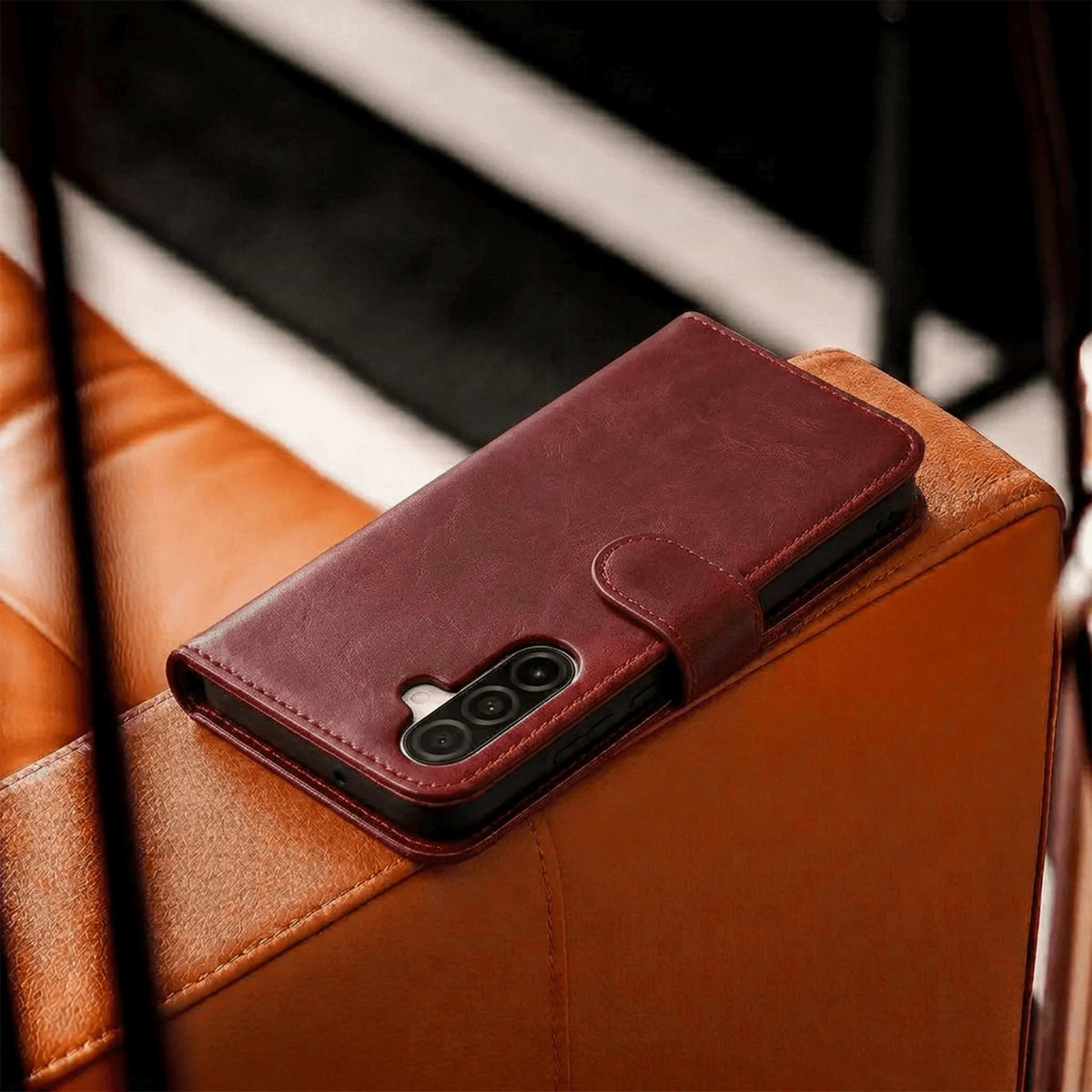 Samsung Galaxy A25 Book Flip Case Leather Wallet