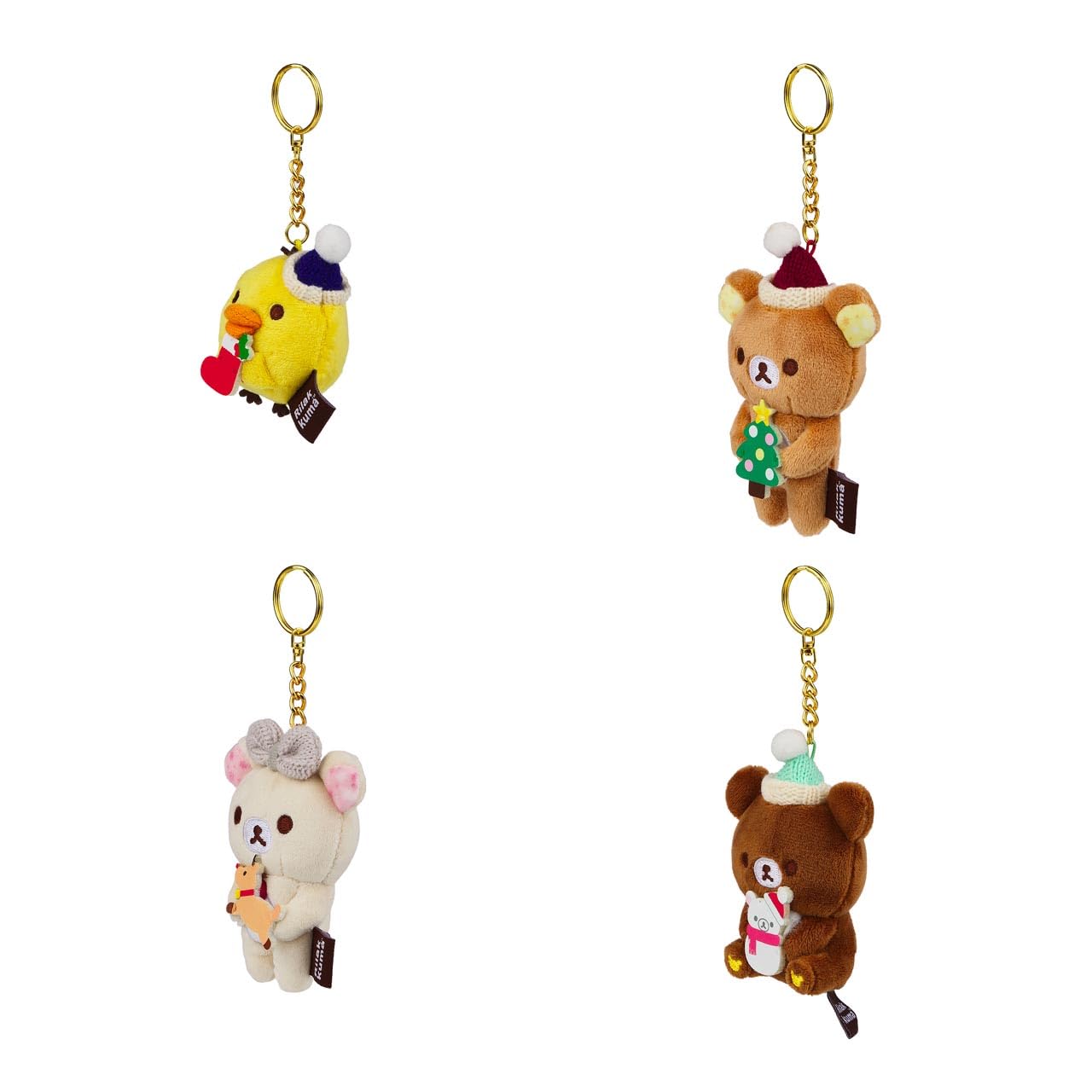 San-X Original Rilakkuma Holiday Series Blind Box – 1 of 4 Plush Collectibles