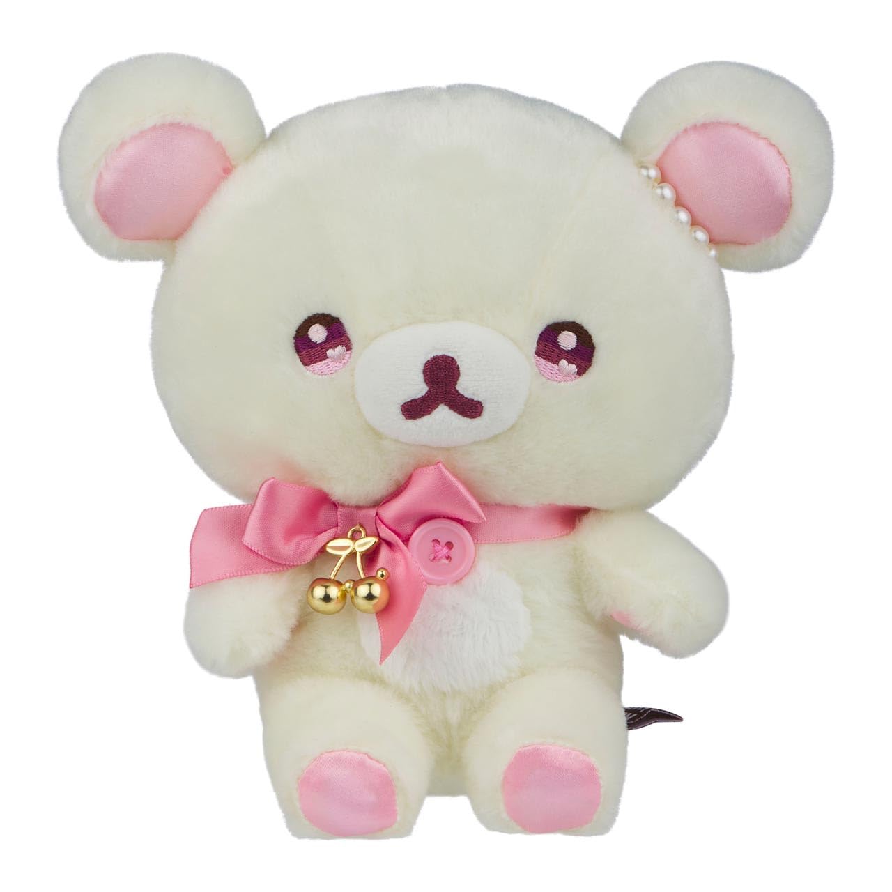 San-X Original Rilakkuma Korilakkuma Plush - Shining Jewel Cherry Series, 6-Inch