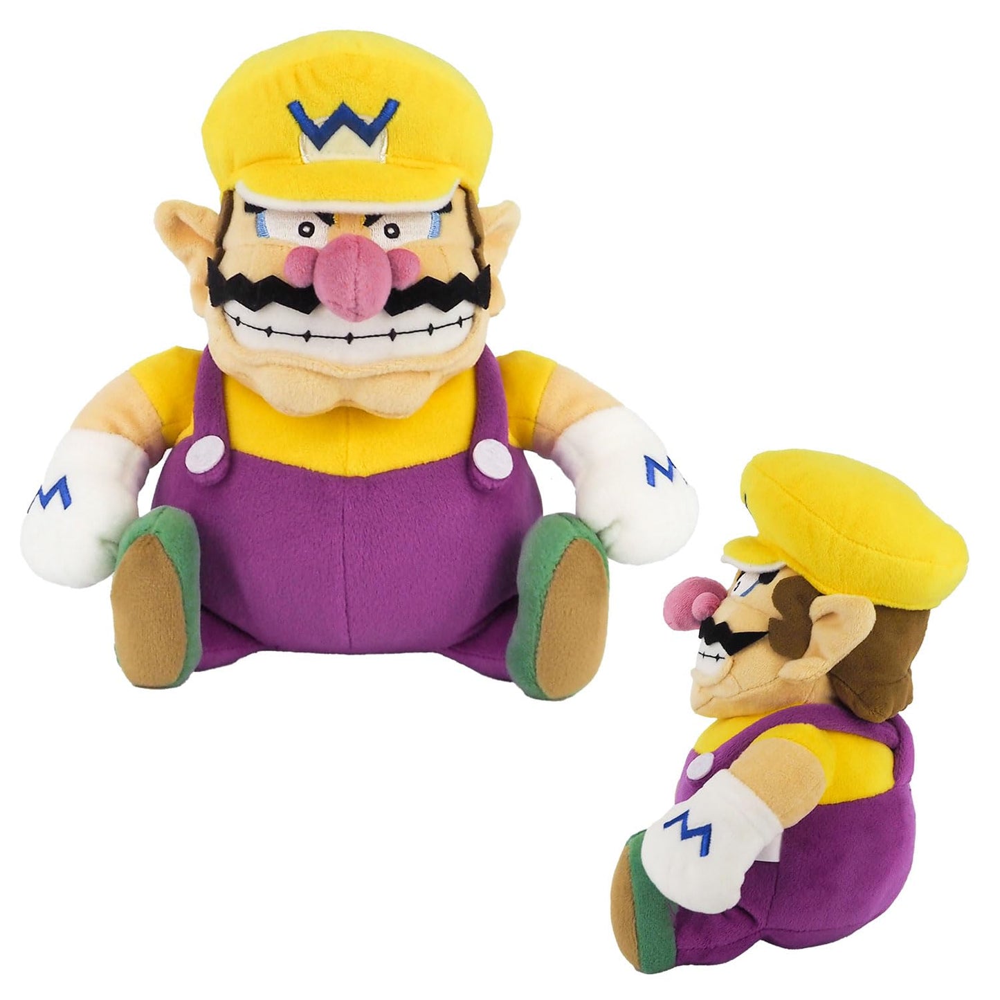 Sanei All Star Collection 10-Inch Wario Plush, Small | Soft & Collectible