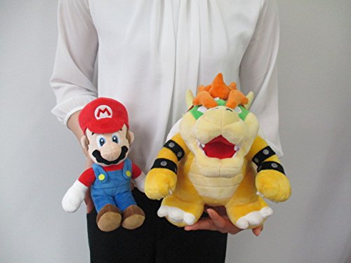 Sanei Bowser Plush – 10-Inch Official Mario All Star Collection