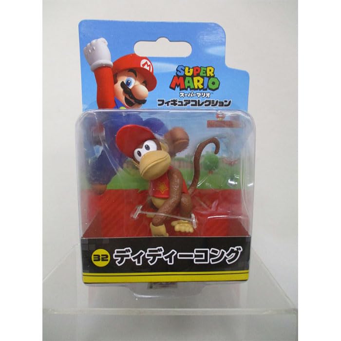 Sanei Boeki FCM-032 Diddy Kong Figure – Super Mario Collection, Brown