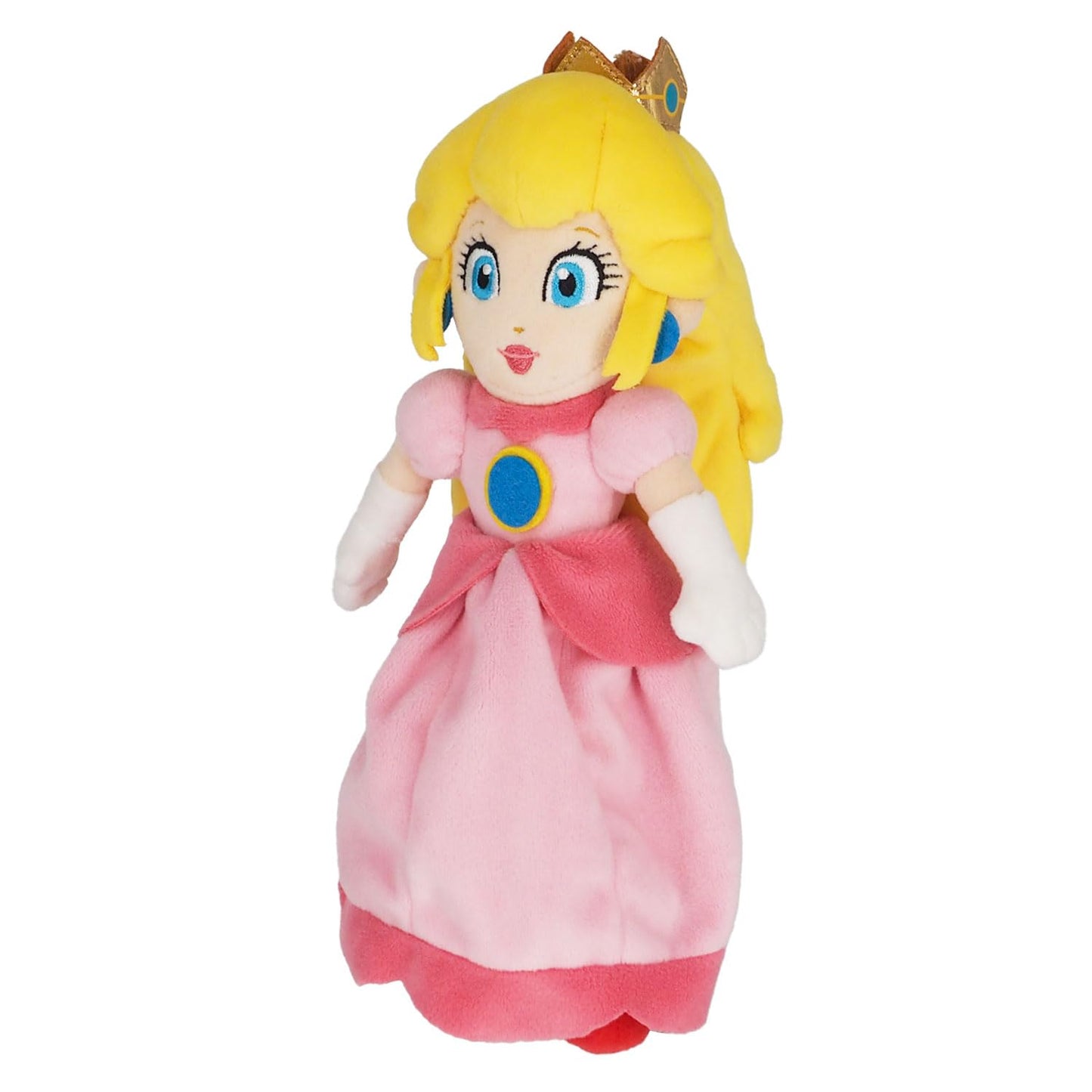 Sanei Princess Peach 10in Plush – Officially Licensed, Collectible | Super Mario All Star AC05