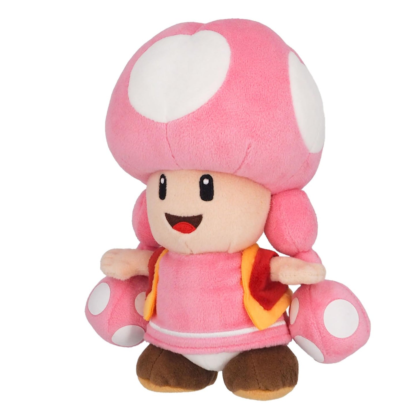 Sanei Toadette Plush - Super Mario All Star Collection, 7.5-Inch, Officially Licensed