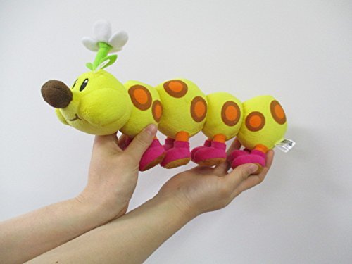 Sanei Super Mario All Star Collection AC26 Wiggler 13-inch Plush - Official Mario Plush by Sanei