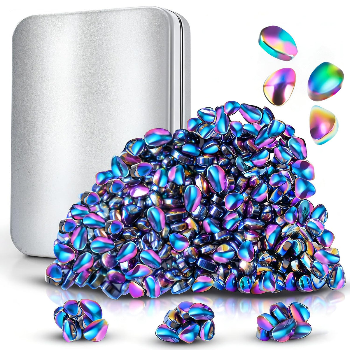 Santa Casa 550 Pcs Ferrite Fidget Putty — Weak-Attraction Beads for Focus & Stress Play