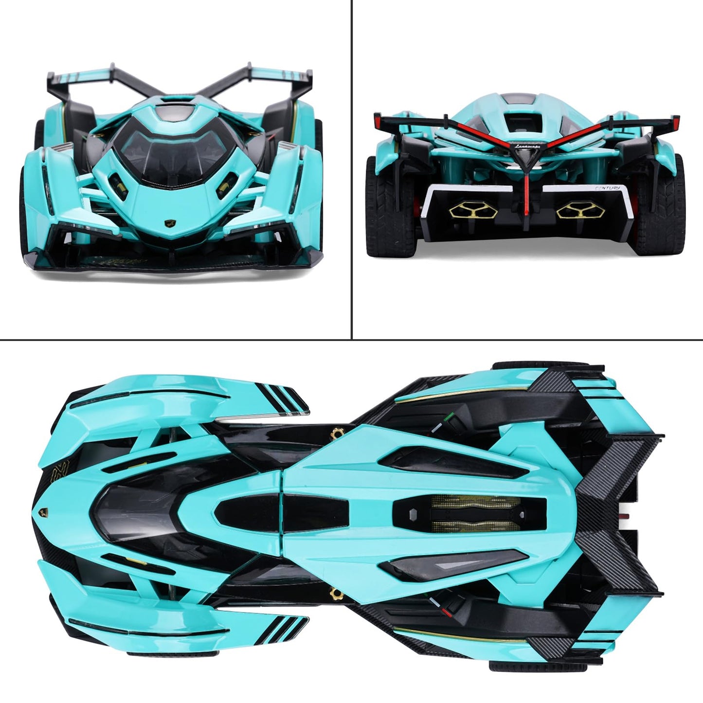 SASBSC Lambo V12 Diecast Toy Car – Light & Sound, 1:32 Scale, Gift for Kids 3+