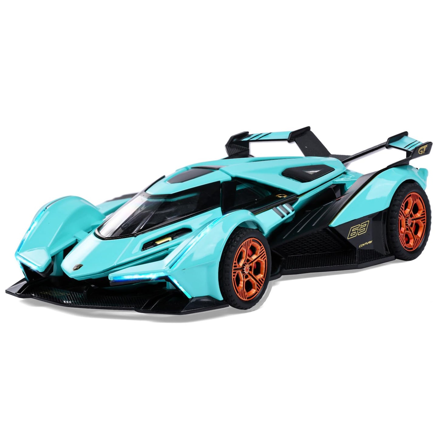SASBSC Lambo V12 Diecast Toy Car – Light & Sound, 1:32 Scale, Gift for Kids 3+