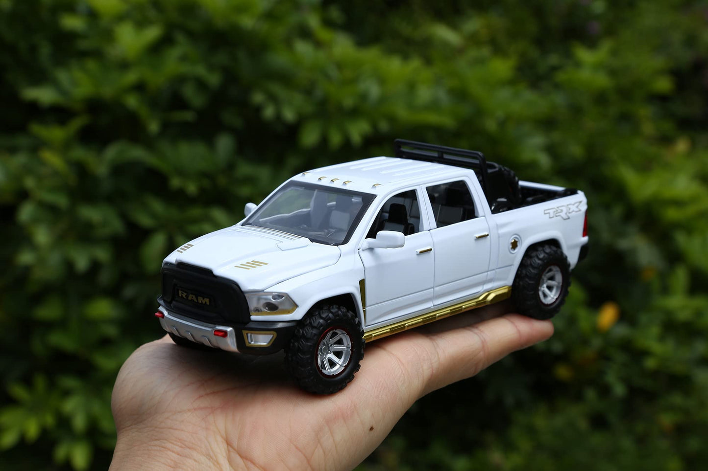 SASBSC Toy Trucks for Boys 3-8 | Diecast Pickup with Light & Sound | Pull-Back Cars Gift
