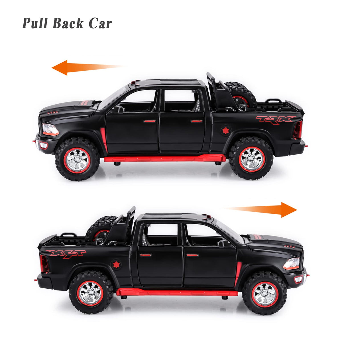 SASBSC Diecast Toy Trucks for Boys 3-8 — Light and Sound Pickup Truck