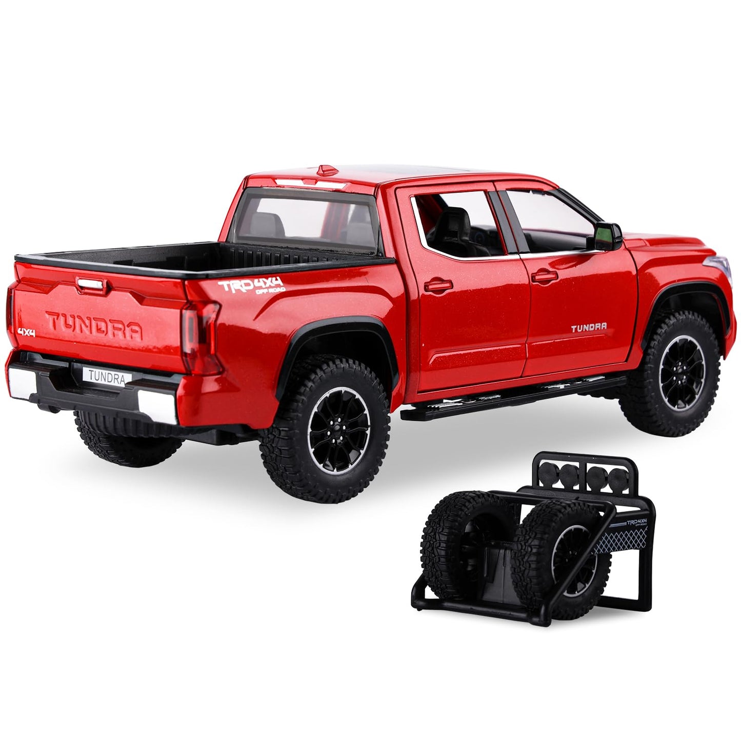 SASBSC Tundra Truck Toys for Kids 3-7 | Diecast Pull-Back Pickup with Lights