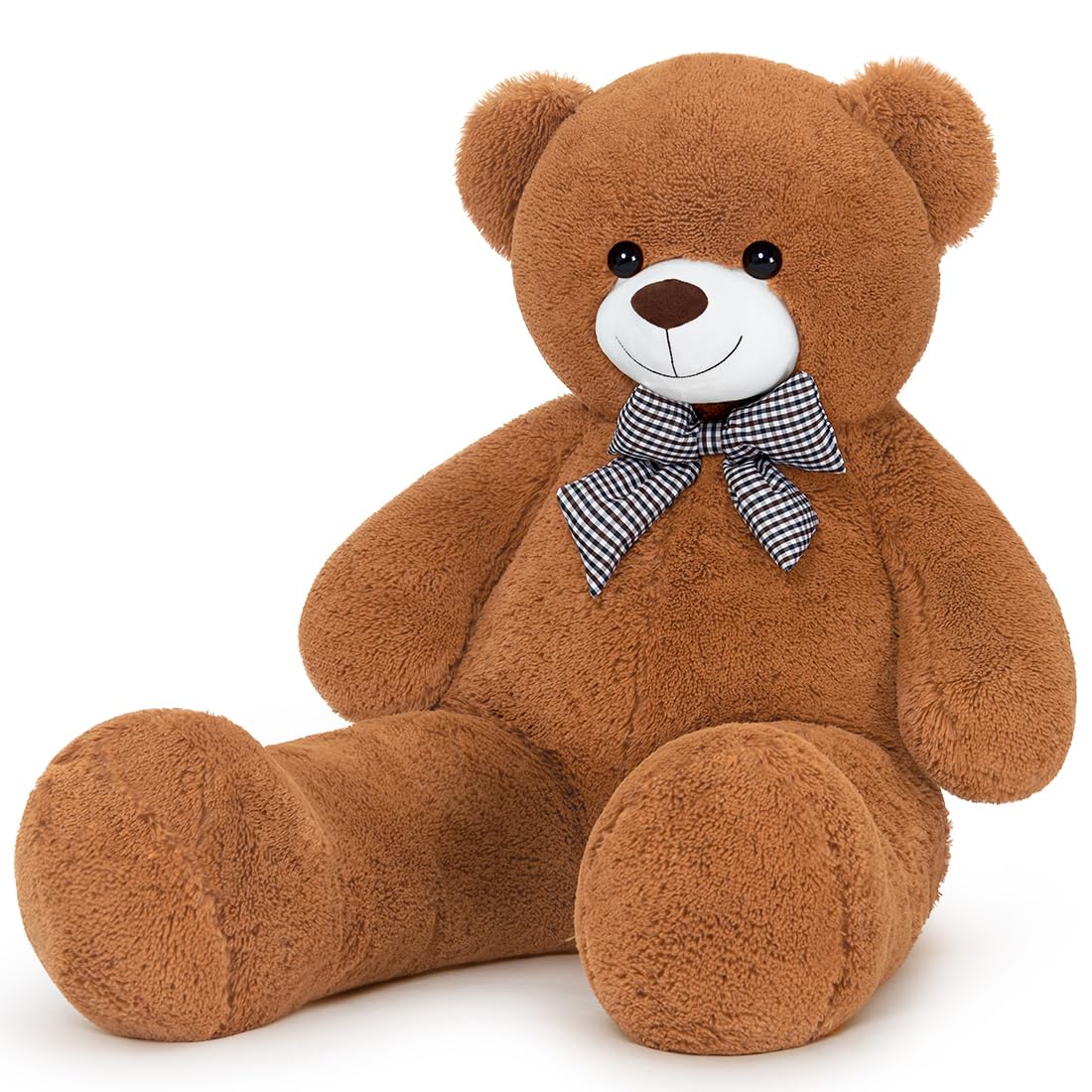 Sausudols Giant Teddy Bear 47 Inches – 4 ft Plush, Safe Hypoallergenic Gift