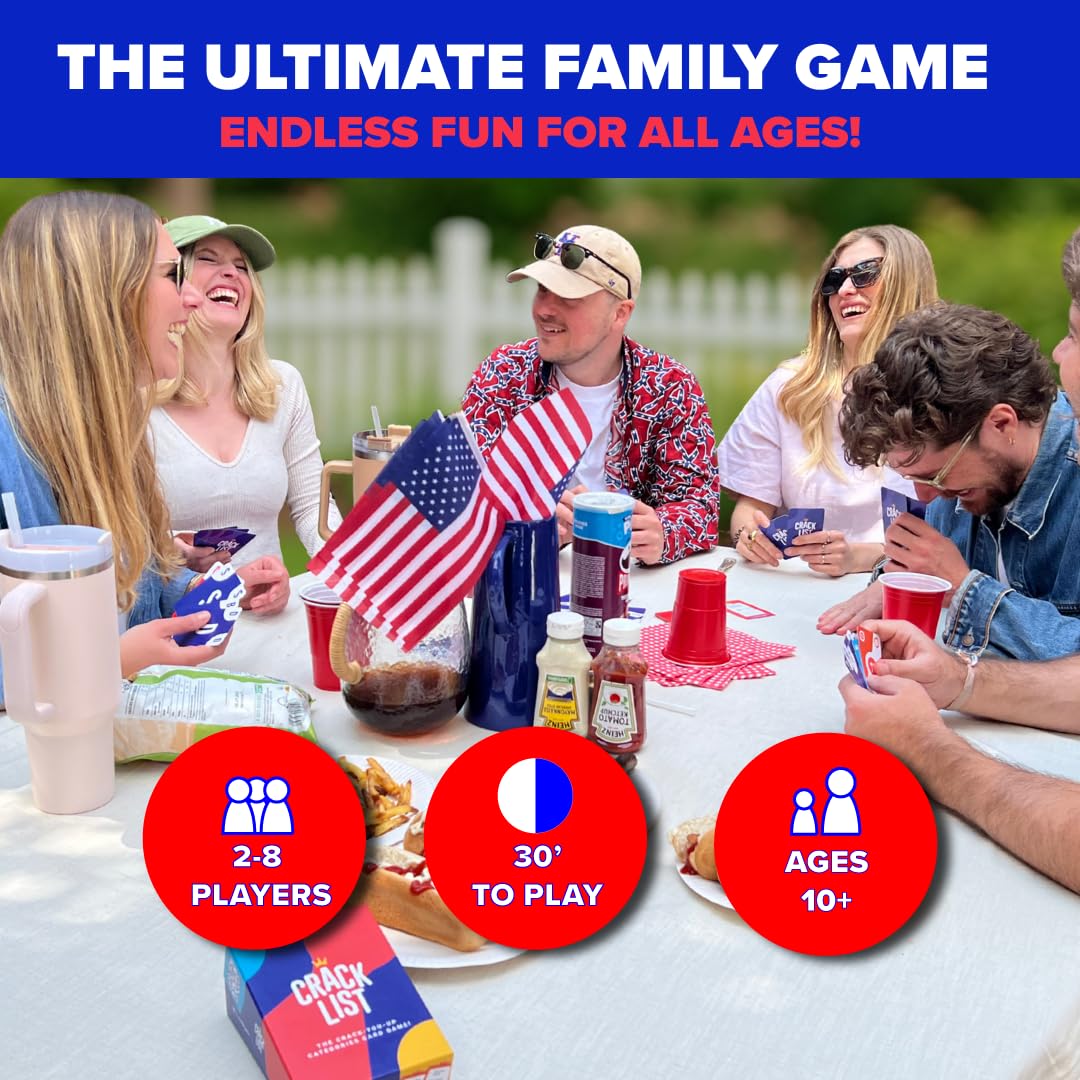 SAVANA Crack List – Hilarious Categories Card Game for 2+ Players